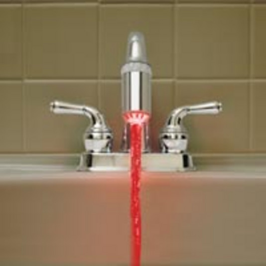 Temperature-Controlled Faucet Light