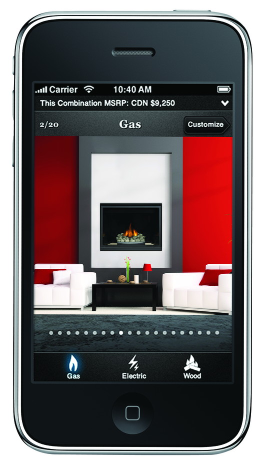 New Fireplace iPhone App from Napoleon