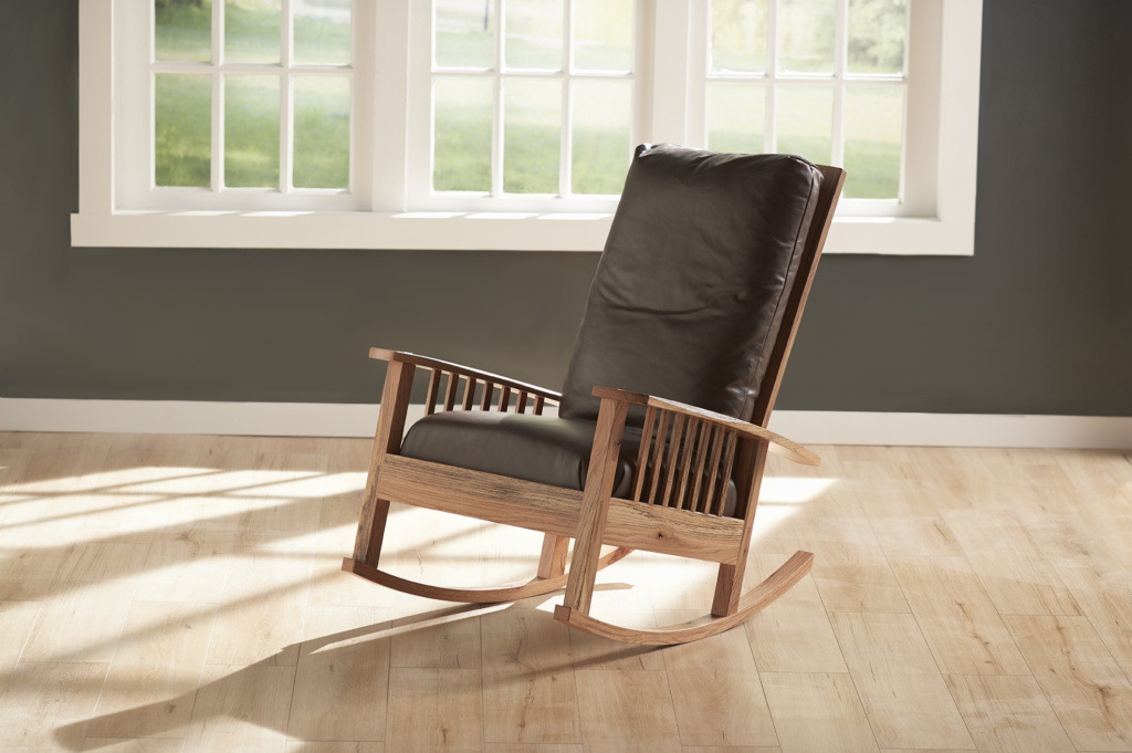 Mission Style Loose Back Rocking Chair – Made to Order