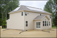 Bob Ward Companies offers consumers the option of an ultra-efficient home with its MEG, or Maximum Efficiency Greenland, series that can include solar electric and solar water heating systems.